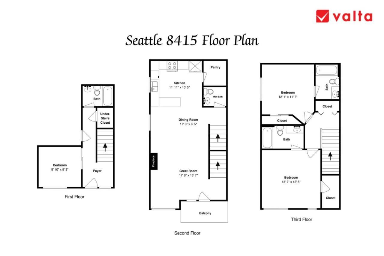Stylish North Seattle Townhouse- Dual Master Suites Exterior foto